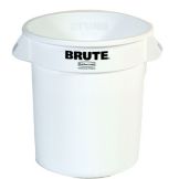Rubbermaid BRUTE&reg; White 10 Gal Container w/o Lid
