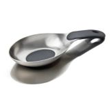 Focus 9 x 3-1/2 in. Spoon Rest W/ Black Silicone Bottom