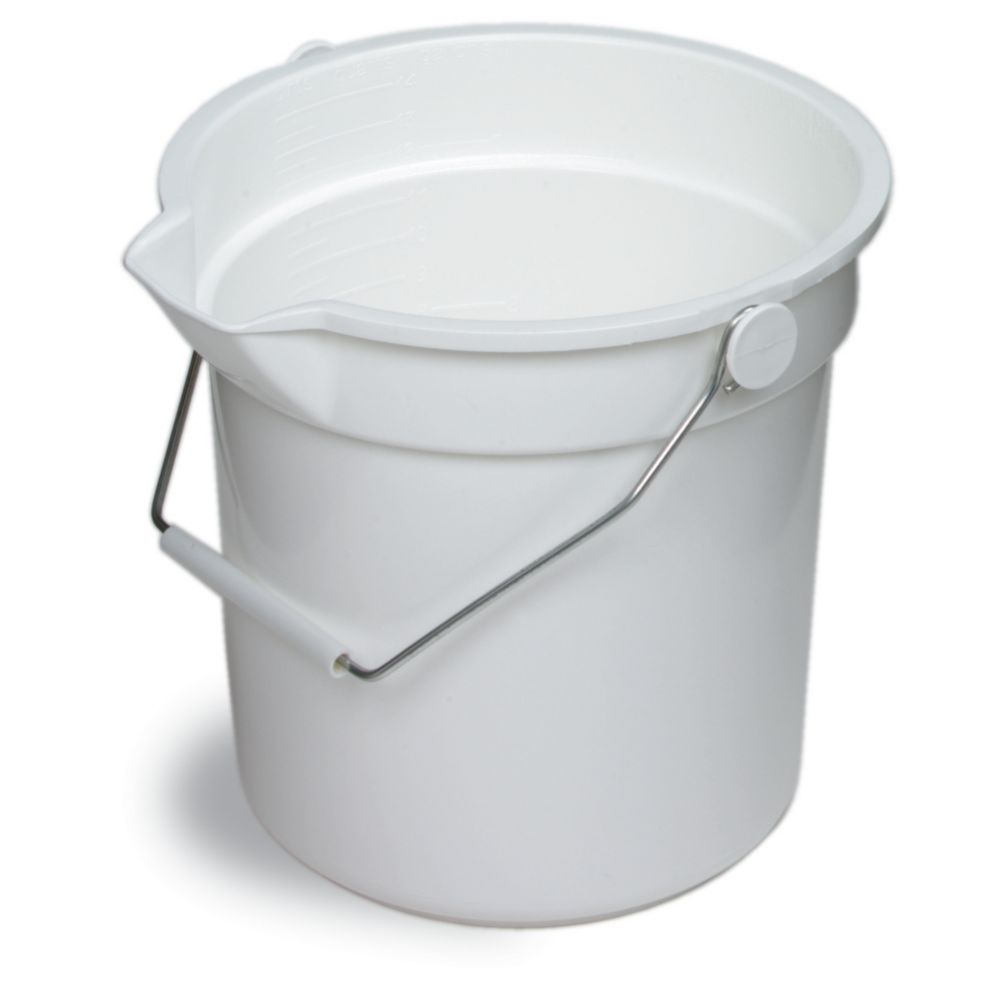 Continental Huskee&trade; White 14 qt Bucket
