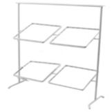 Dover European Metalworks Steel Quad Pane' Stand