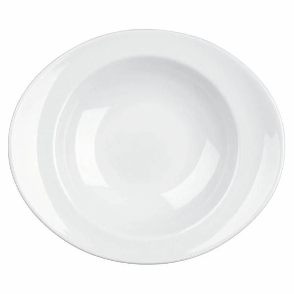 Churchill China White Oval Pasta Plate