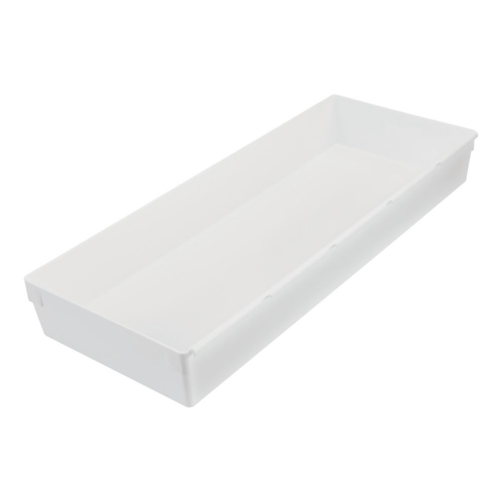 Rubbermaid White Plastic Drawer Organizer, 15" x 6"