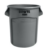Rubbermaid BRUTE&reg; Gray 20 Gal Container w/o Lid