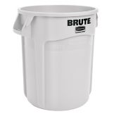Rubbermaid BRUTE&reg; White 20 Gal Container w/o Lid