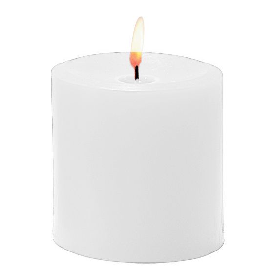 Candle Lamp&reg; 3"x3" White Pillar Candle