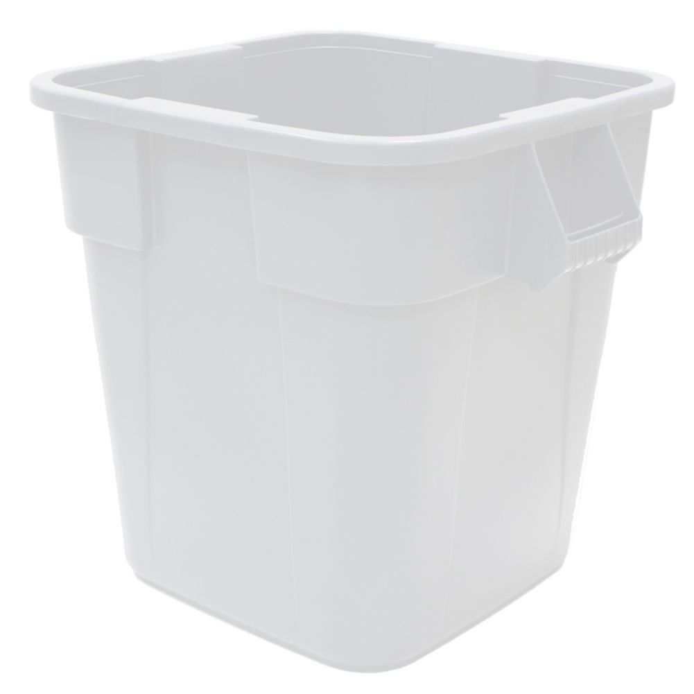 Rubbermaid BRUTE&reg; Square White 40 Gal Container w/o Lid