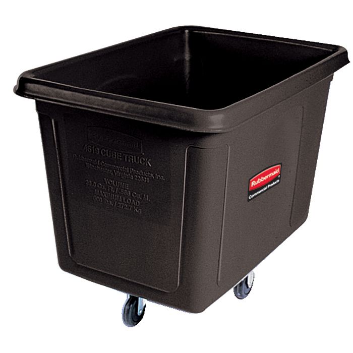 Rubbermaid Black 8 cu ft Cube Truck