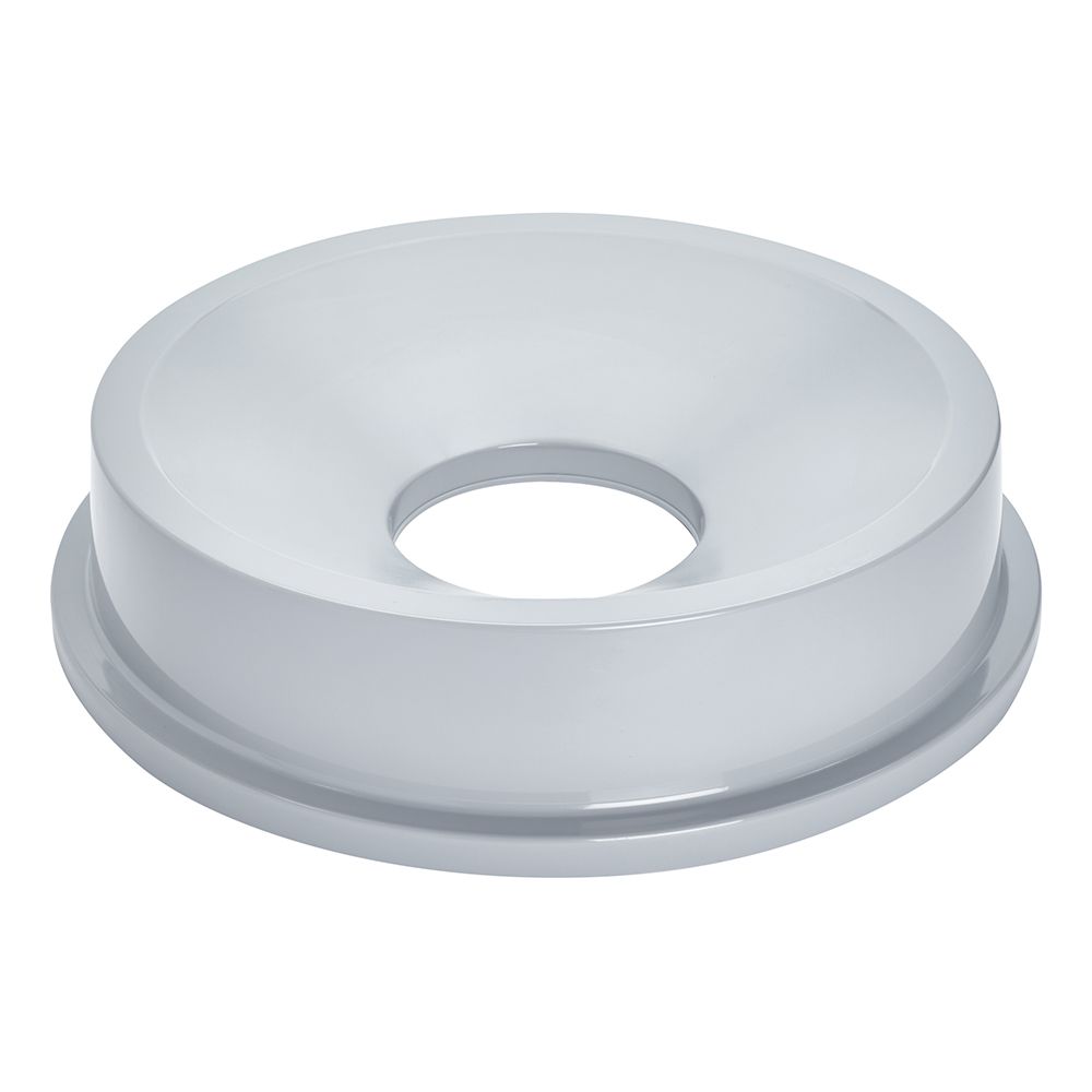 Rubbermaid BRUTE&reg; Gray Funnel Top for 2632 Round Containers