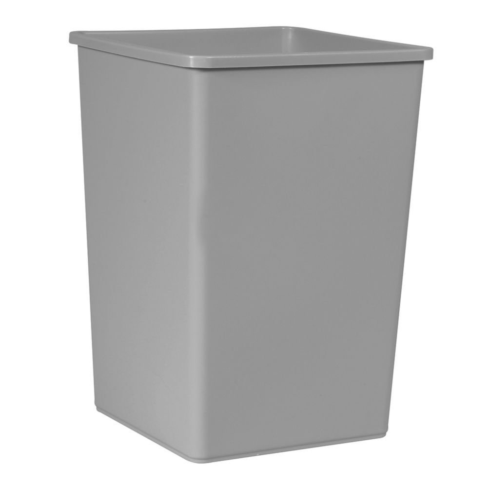 Rubbermaid Untouchable&reg; Square Gray 35 Gal Container