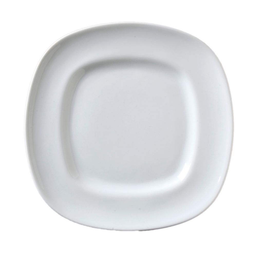 Vertex&reg; China Signature White 11-1/2 In. Square Fusion Plate