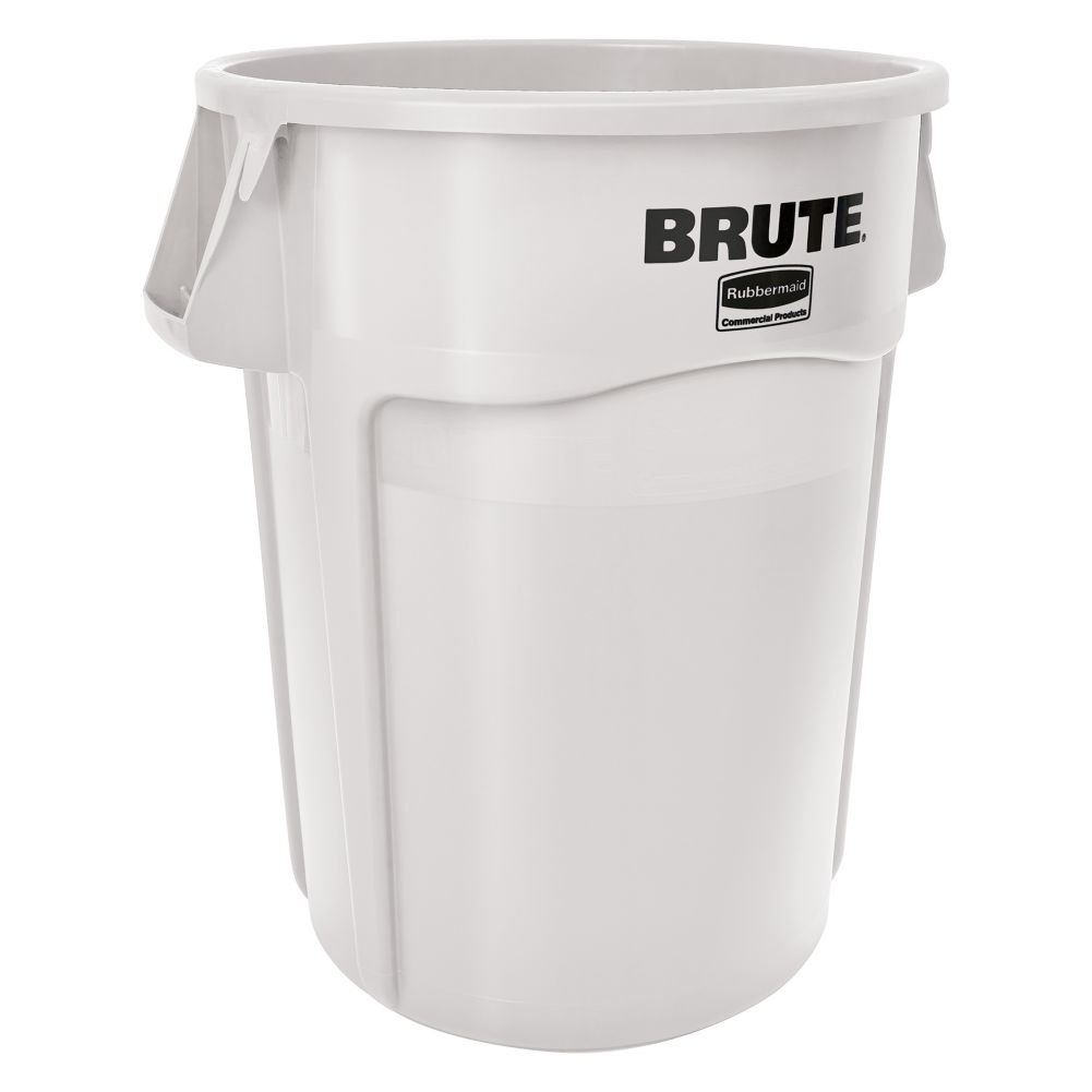 Rubbermaid BRUTE&reg; White 44 Gal Container w/o Lid