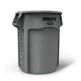 Rubbermaid BRUTE&reg; Gray 55 Gal Container w/o Lid