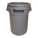 Continental Huskee&trade; Gray 55 gal Receptacle