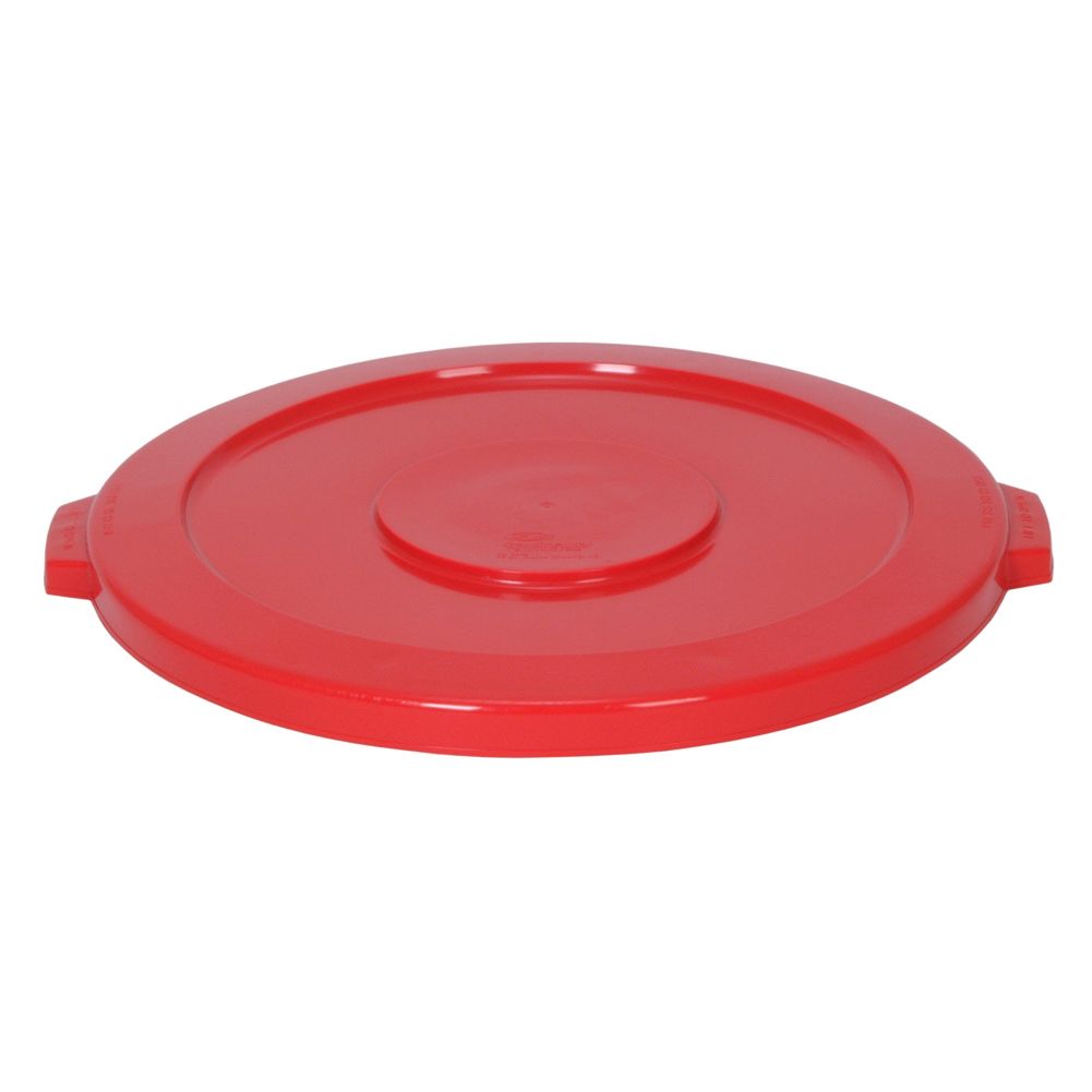 Continental Red Lid for Round 44 gal Huskee&trade; Receptacles