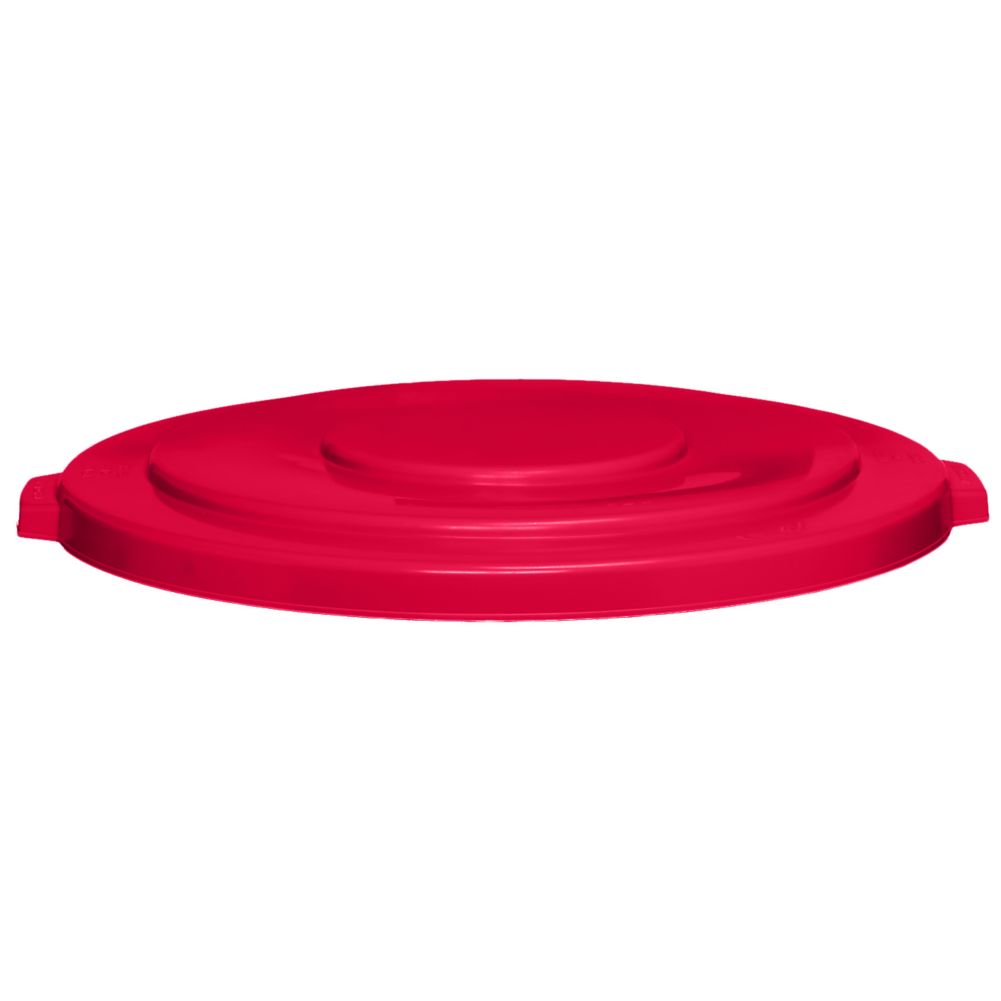 Continental Red Lid for Round 32 gal Huskee&trade; Receptacles