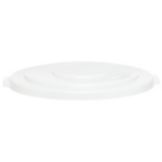 Continental White Lid for Round 32 gal Huskee&trade; Receptacles