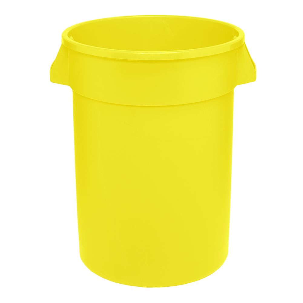 Continental Huskee&trade; Yellow 32 gal Receptacle