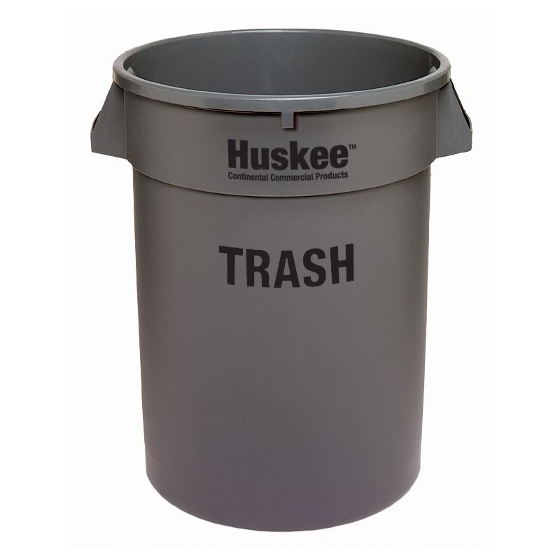 Continental Huskee&trade; Gray 32 gal Receptacle