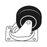 Casters for 2650 Universal Drum Dolly