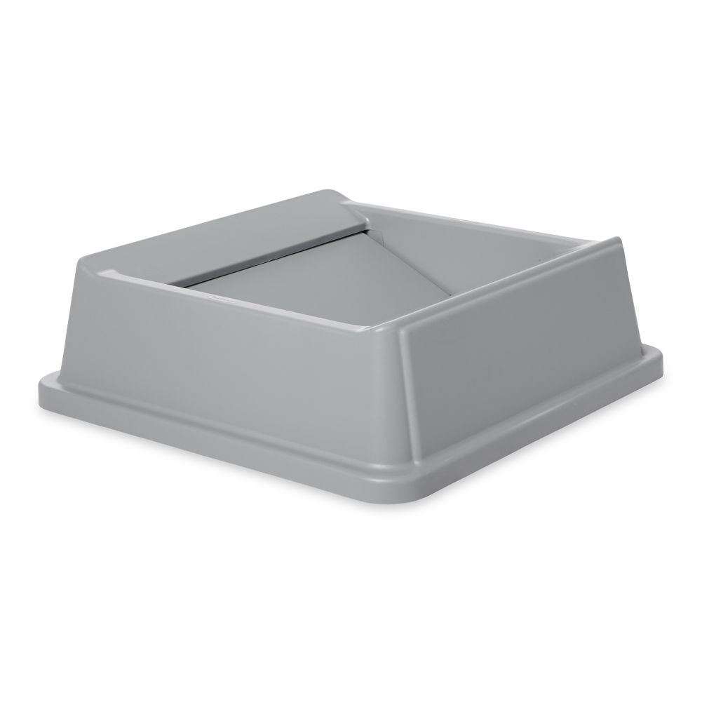 Rubbermaid Untouchable&reg; Gray Swing Top for 3958 / 3959 Containers