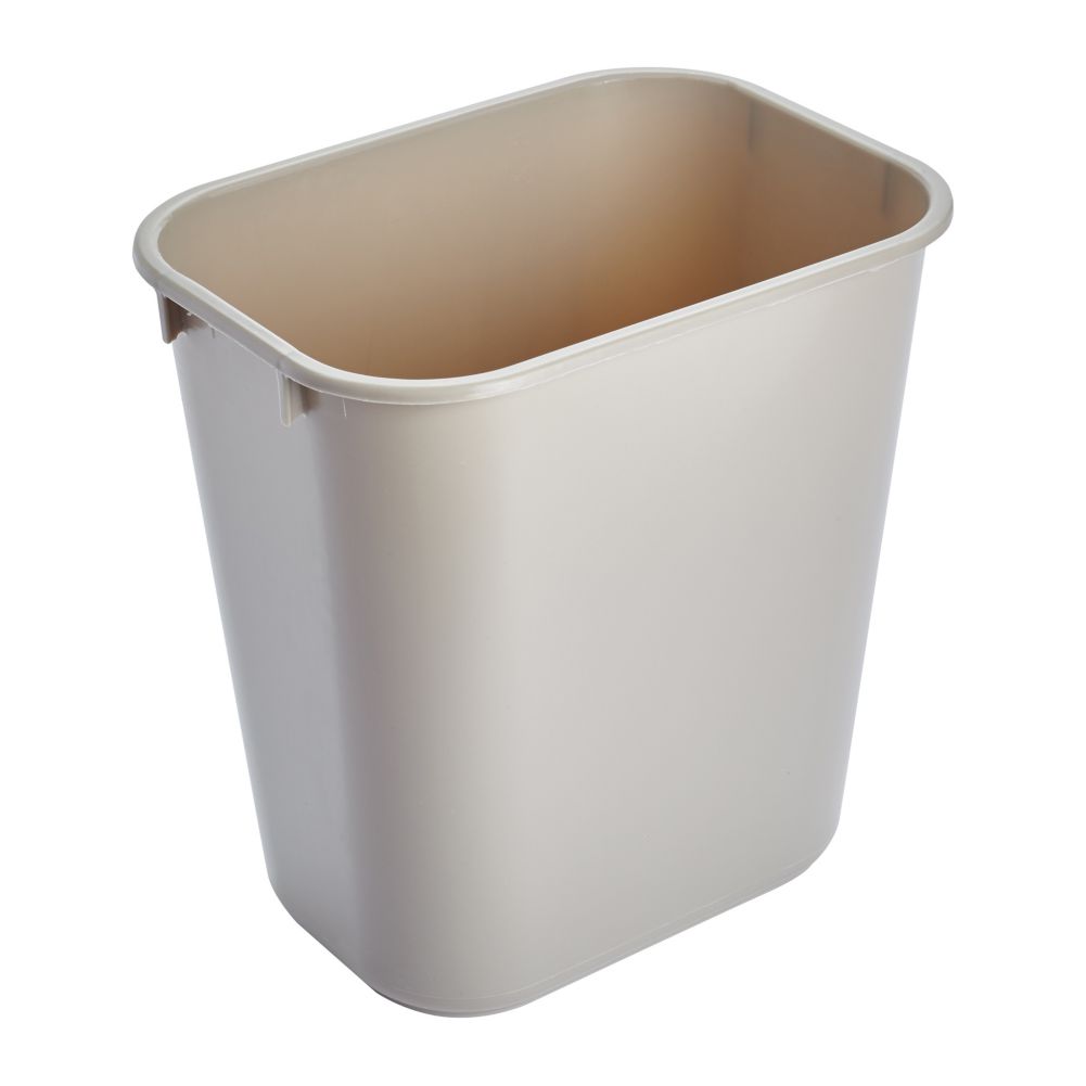 Rubbermaid Small Beige 14 Qt Wastebasket