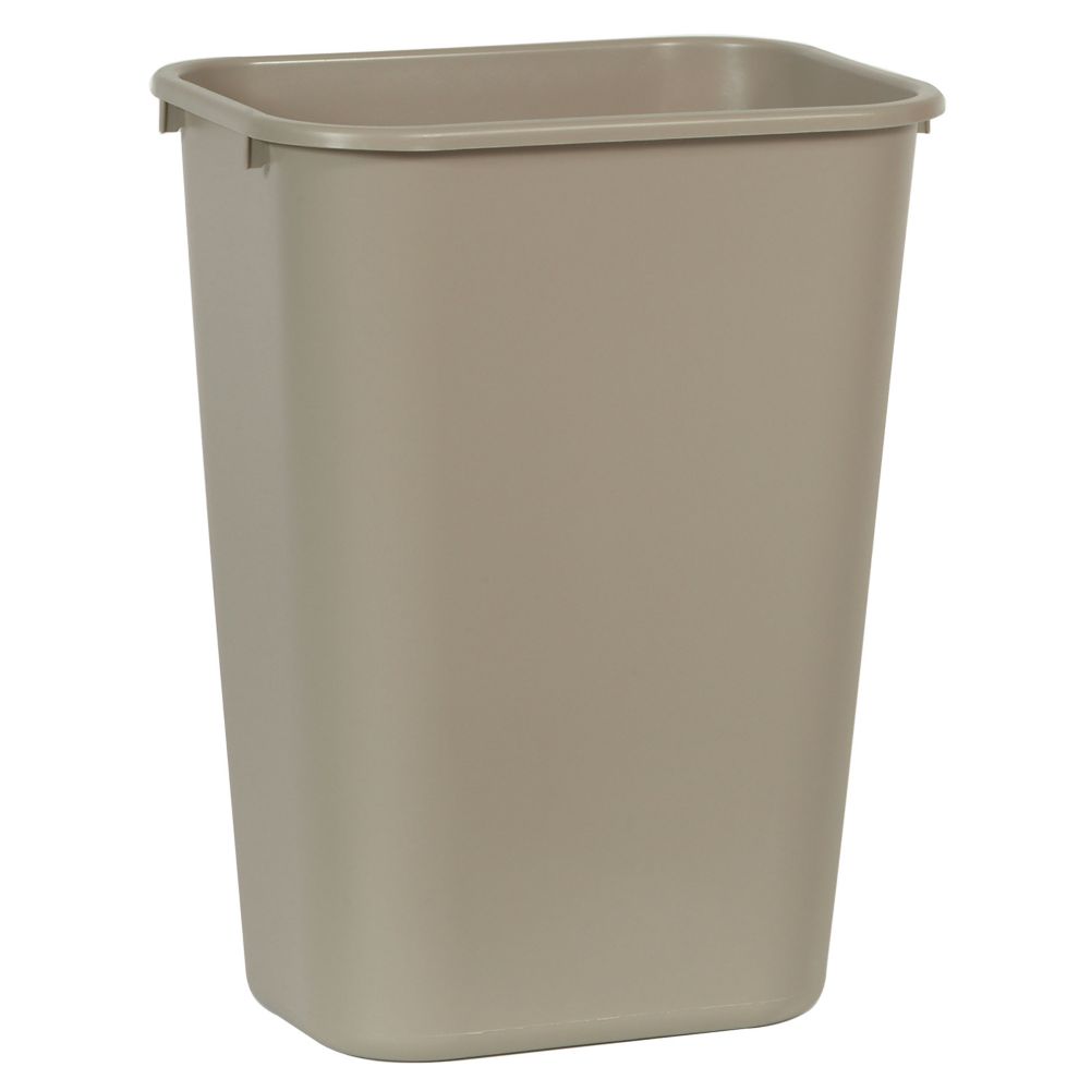 Rubbermaid Large Beige 41 Qt Wastebasket