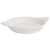 Tuxton&reg; 15 Oz. Round White Shirred Egg Dish