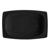 G.E.T. Black Melamine 12-1/4" x 8" Oval Platter