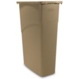 Rubbermaid&reg; Slim Jim&reg; Beige 23 Gallon Waste Container