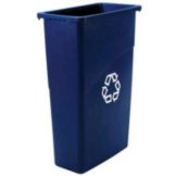 Rubbermaid&reg; Slim Jim&reg; Blue 23 Gallon Recycling Container
