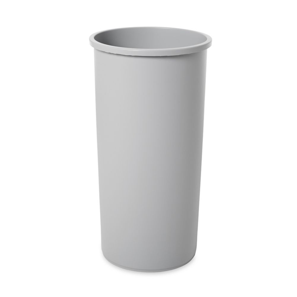 Rubbermaid Untouchable&reg; Round Gray 22 Gal Container