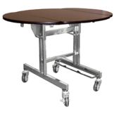 Room Service Oval Table, Tri-Fold