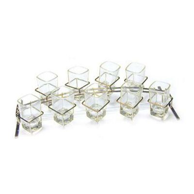 Tasting Rack, S/S, For 9 Square Glasses