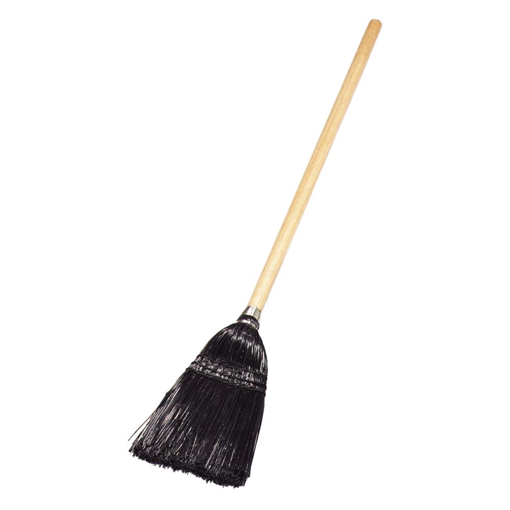 Black Synthetic Corn Lobby Broom