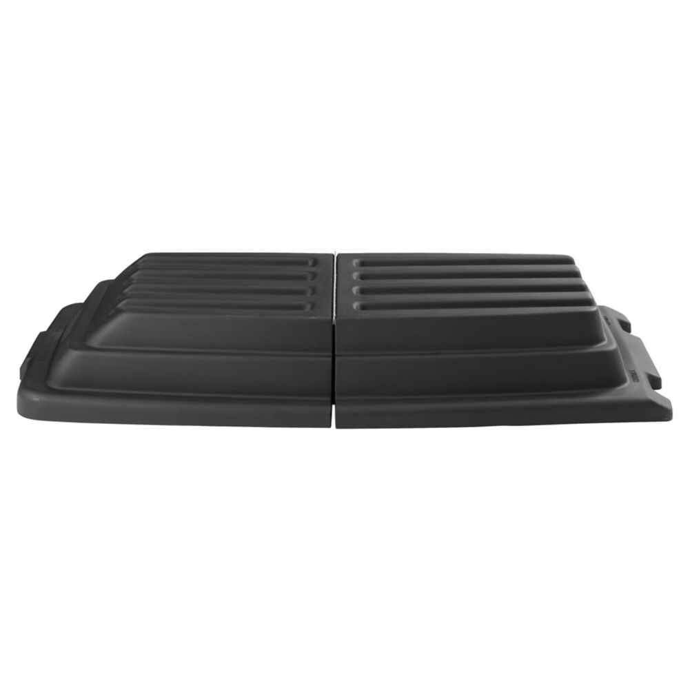 Rubbermaid Black Domed Hinged Lid for 1011 / 1013 Tilt Trucks