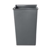 Rubbermaid Square Gray 35.5 Gal Rigid Container Liner