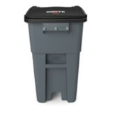Rubbermaid BRUTE&reg; Gray 50 Gal Rollout Container w/ Lid