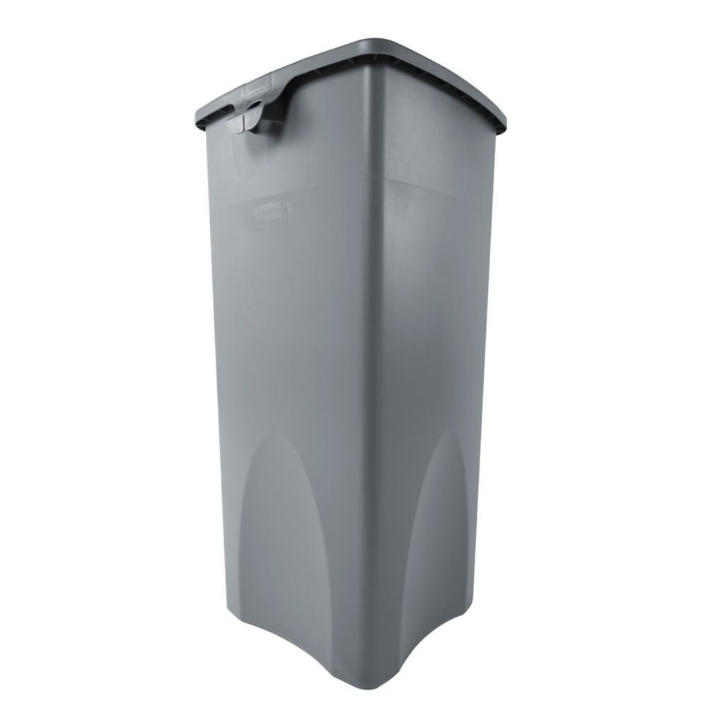 Rubbermaid Untouchable&reg; Square Gray 23 Gal Container