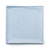 Rubbermaid HYGEN&trade; Blue Microfiber 16" Glass / Mirror Cloth