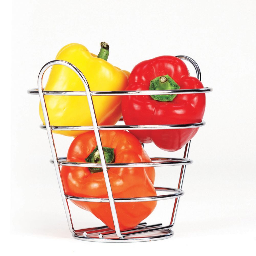 Round Wire 7" Bucket Basket, 7" H