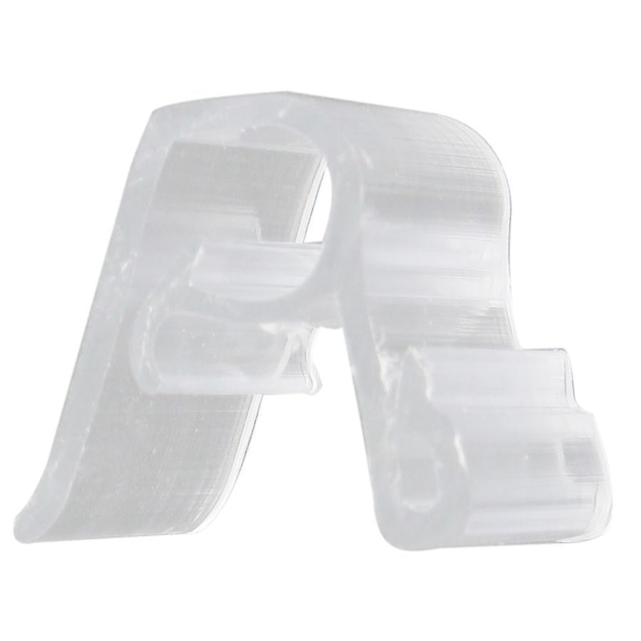 Old Style Clear Tray Clip w/ Low Front Tag