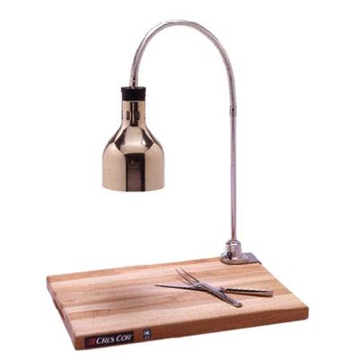 CresCor&reg; Carving Station w/ Polished Nickel Hood and Cutting Board