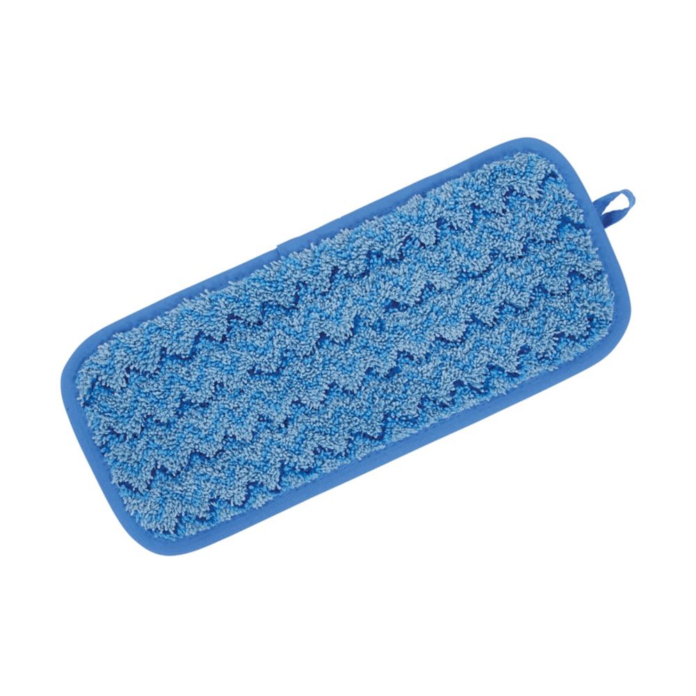 Rubbermaid HYGEN&trade; Blue Microfiber 11" Wall / Stair Damp Mop