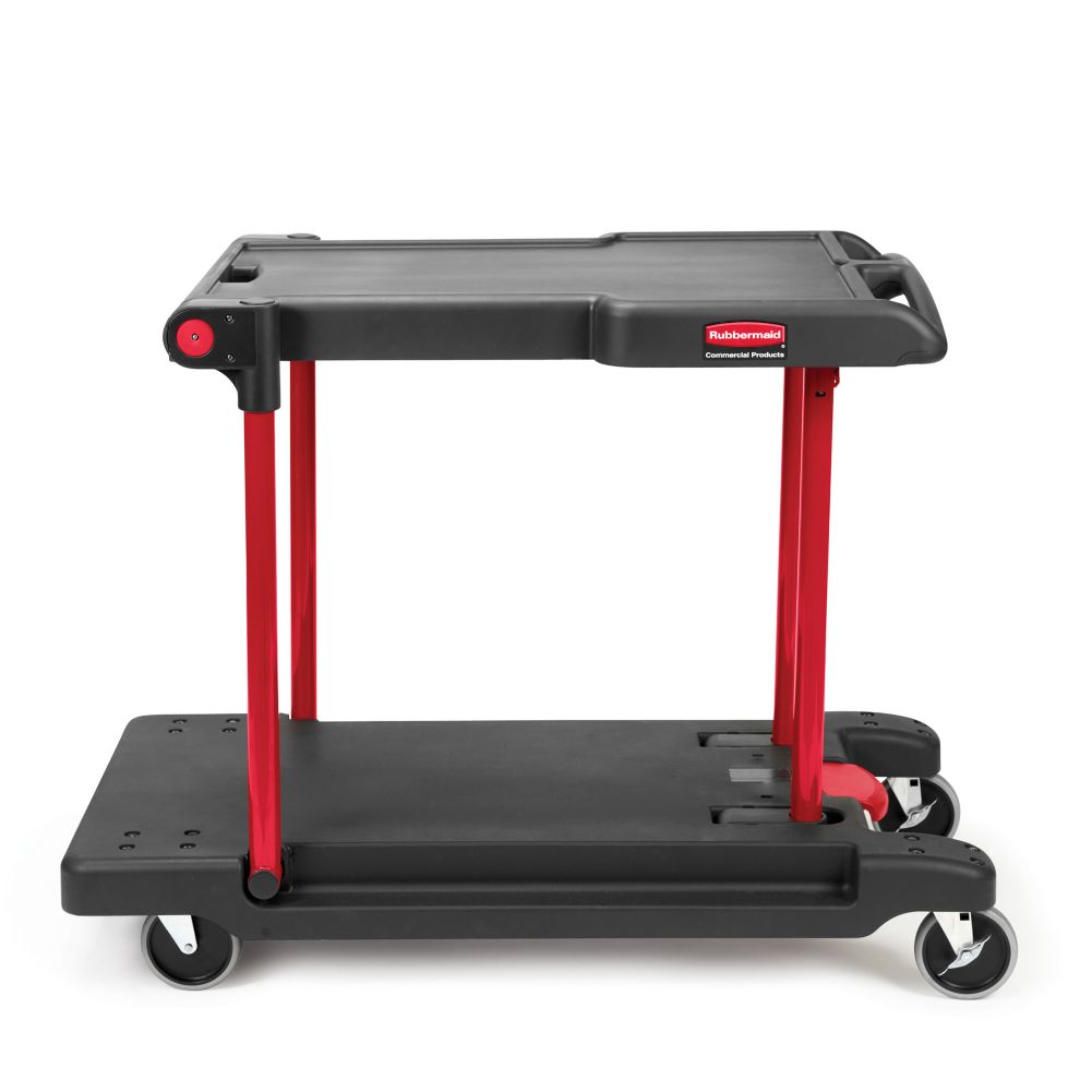 Rubbermaid Black 45" Convertible Utility Cart