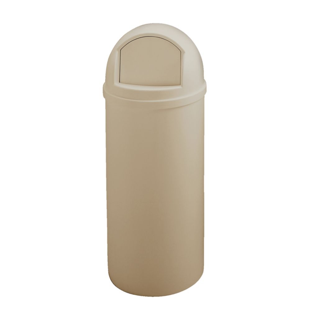 Rubbermaid Marshal&reg; Classic Beige 15 Gal Container