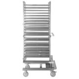Alto-Shaam&reg; UN-27970 Stainless Steel Roll-In Pan Cart