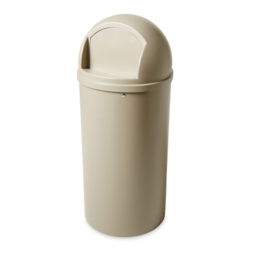 Rubbermaid Marshal&reg; Classic Beige 25 Gal Container