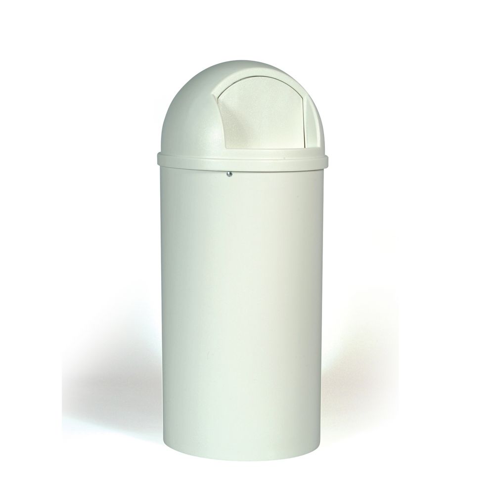 Rubbermaid Marshal&reg; Classic Off White 25 Gal Container
