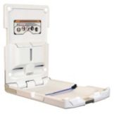 Foundations&reg; Polyethylene Vertical Baby Changing Station