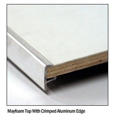 Original Series Foam Top Square Folding Table w/ Crimped Aluminum Edge
